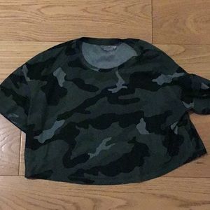 Camo crop top